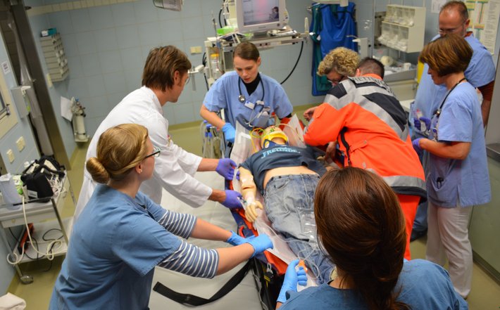 Schockraumtraining (Foto: Christine Beenken)