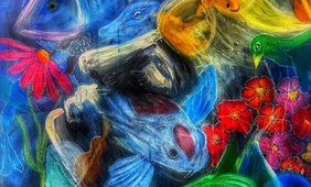 Acrylgemälde von Alexandra Bergbauer