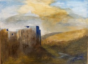 "Festung in Marokko", gemalt von Manfred Huber